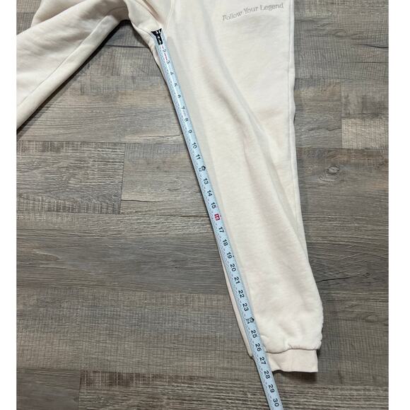 Follow Your Legend Alpaca Organic Cotton Mens Size Large Fleece Jogger Pants - Picture 8 of 8